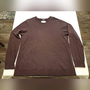 Reigning Champ Brown Crewneck Sweater XXL Made in Canada